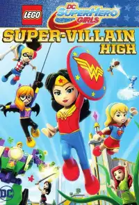 постер Lego DC: Супердевочки. Школа Суперзлодеев